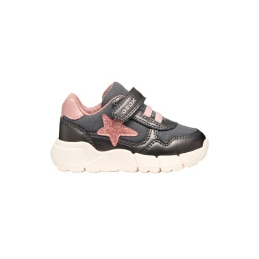 GEOX B FLEXYPER MINI GIRL B566NB0AJAS-C9F8W Coal