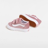 Βρεφικά Sneakers Ροζ - Vans Old Skool V Glitter Εικόνα 1