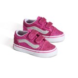 Βρεφικά Sneakers Ροζ - Vans Old Skool V Glitter Εικόνα 0