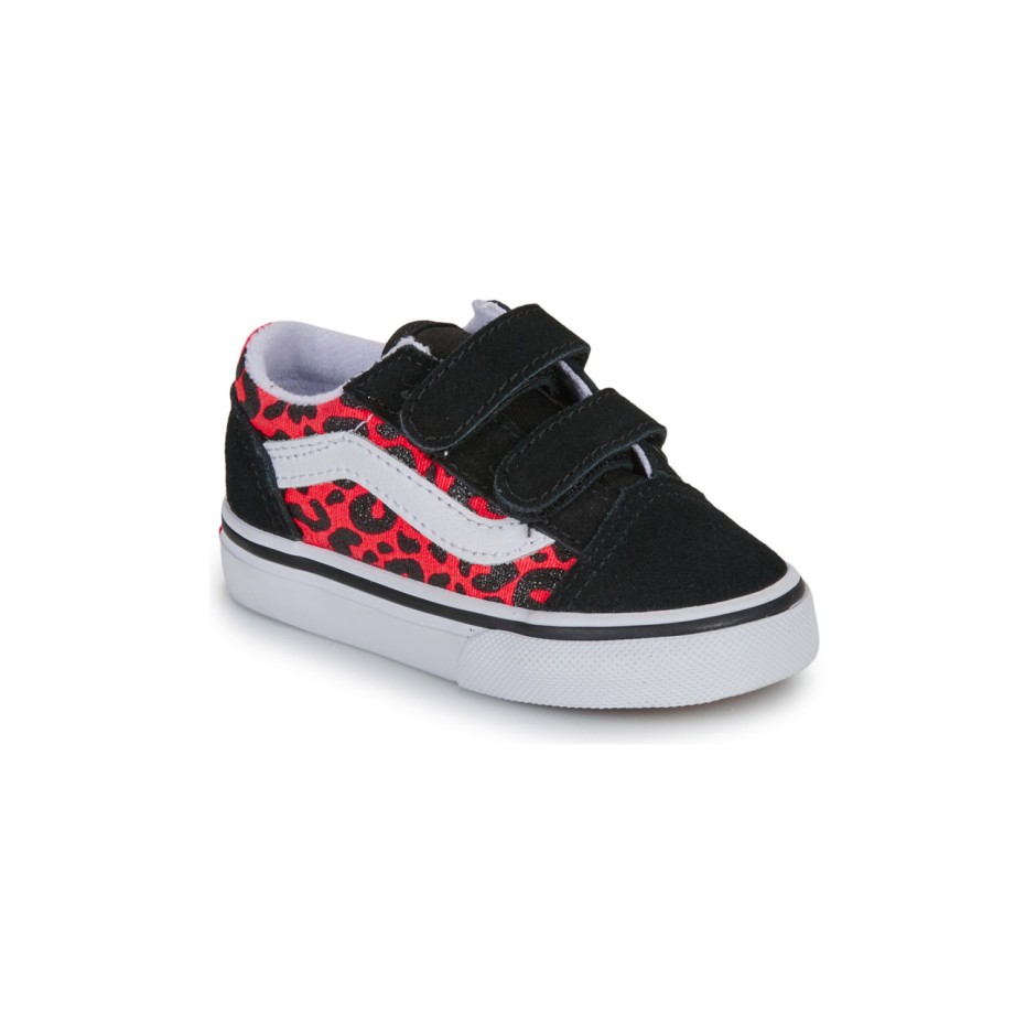 Βρεφικά Sneakers Φούξια - Vans Old Skool V Glitter Leopard