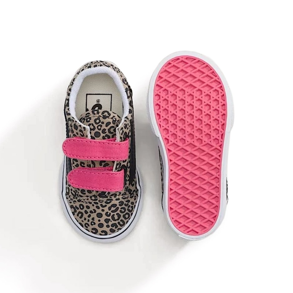 Βρεφικά Sneakers Πολύχρωμα - Vans Old Skool V Leopard