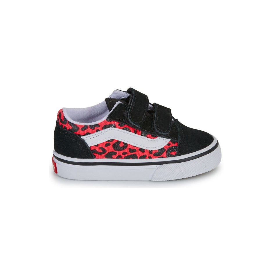 Βρεφικά Sneakers Φούξια - Vans Old Skool V Glitter Leopard