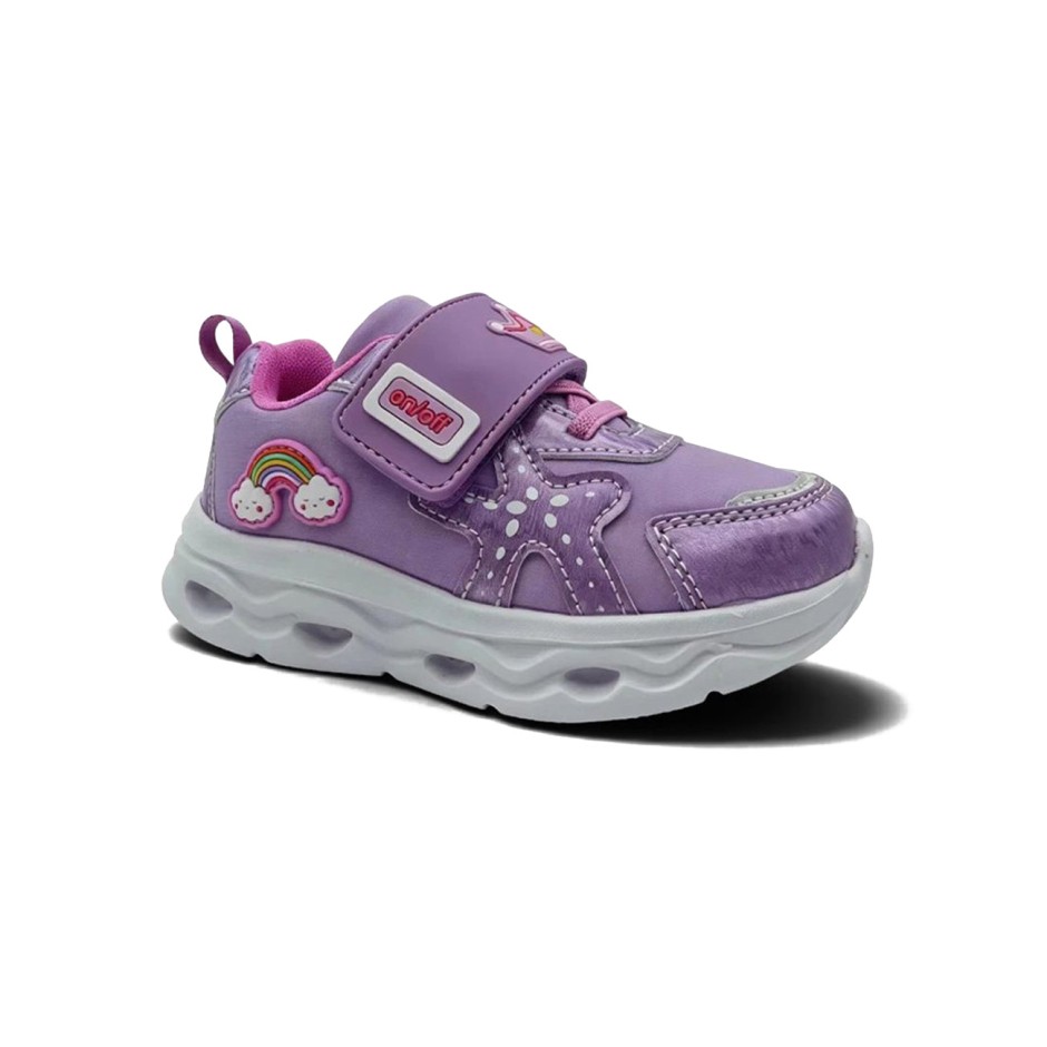 Baby Sneakers Purple - Fila Rainbow V
