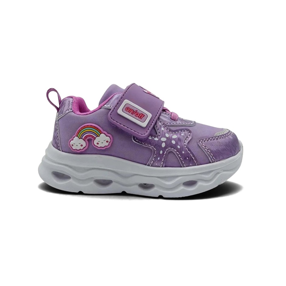 Baby Sneakers Purple - Fila Rainbow V