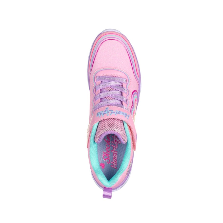 Βρεφικά Sneakers Ροζ - Skechers Retro Hearts