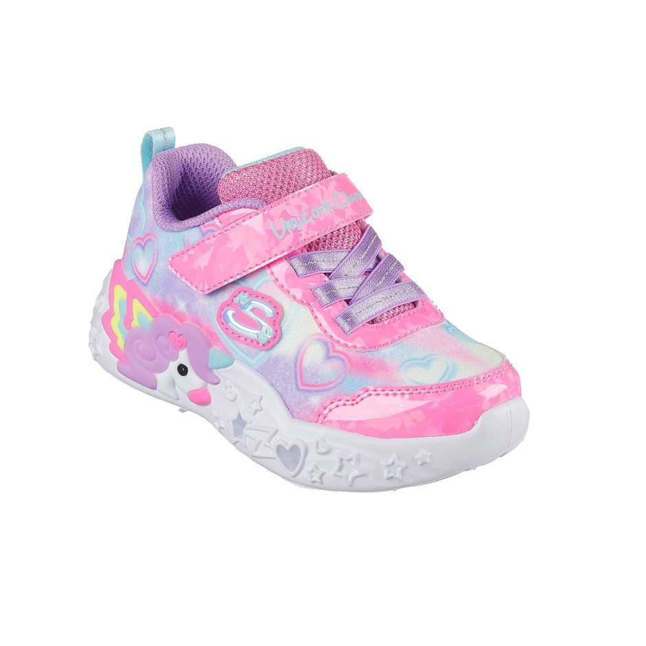 Βρεφικά Sneakers Πολύχρωμα - Skechers Unicorn Dreams-Heart Sparkles