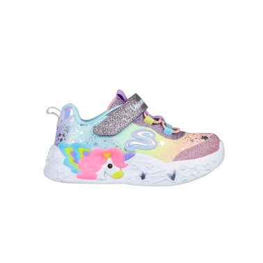 SKECHERS UNICORN CHARMER-TWILIGHT DREAM 302681N-PRMT Colorful