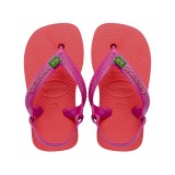 Βρεφικές Σαγιονάρες Κοραλί - Havaianas Baby Brasil Logo II Εικόνα 0