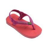 Βρεφικές Σαγιονάρες Κοραλί - Havaianas Baby Brasil Logo II Εικόνα 1
