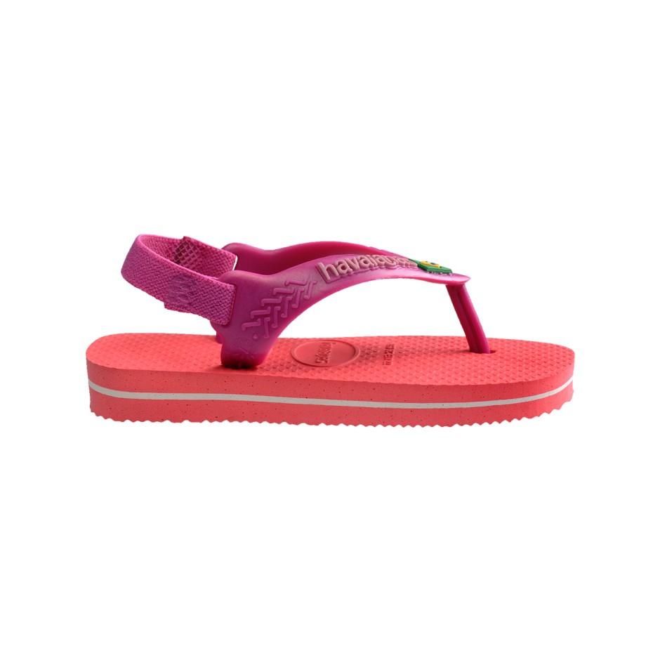 Βρεφικές Σαγιονάρες Κοραλί - Havaianas Baby Brasil Logo II