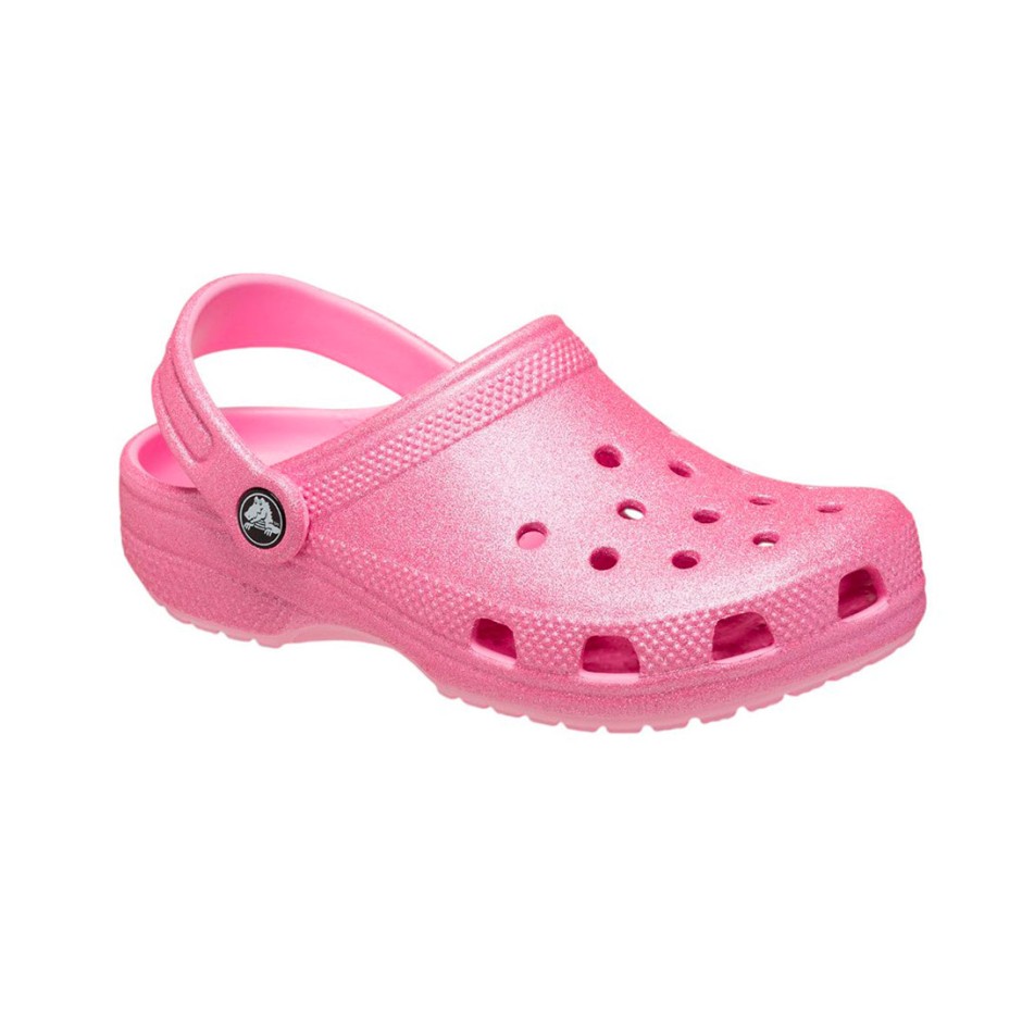 CROCS CLASSIC GLITTER CLOG T 206992-6XE Pink