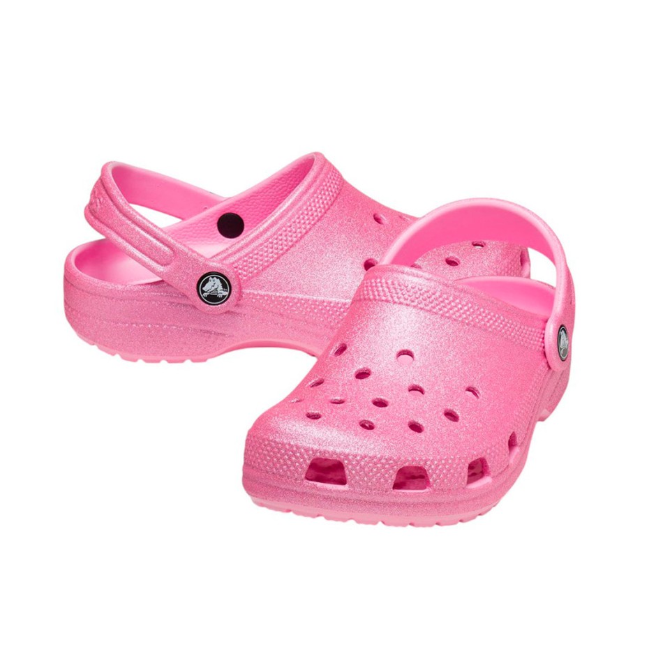 CROCS CLASSIC GLITTER CLOG T 206992-6XE Pink