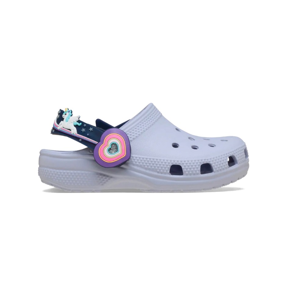Baby Sandals Lilac - Crocs Classic Imagination Lights Backstrap Clog