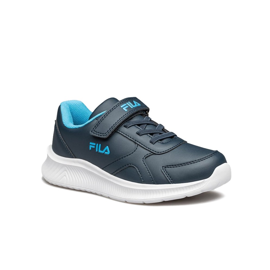 Fila Brett 4 Μπλε - Παιδικά Παπούτσια για Τρέξιμο