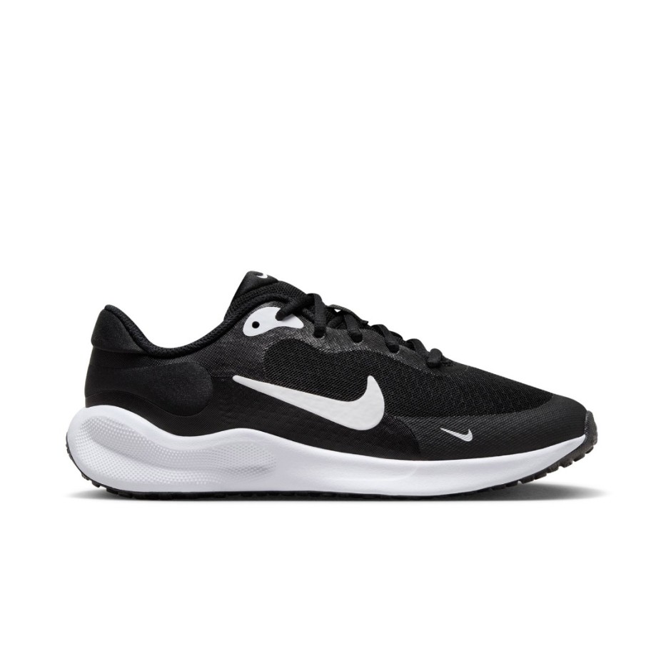 Nike Revolution 7 Μαύρο - Εφηβικά Παπούτσια για Τρέξιμο