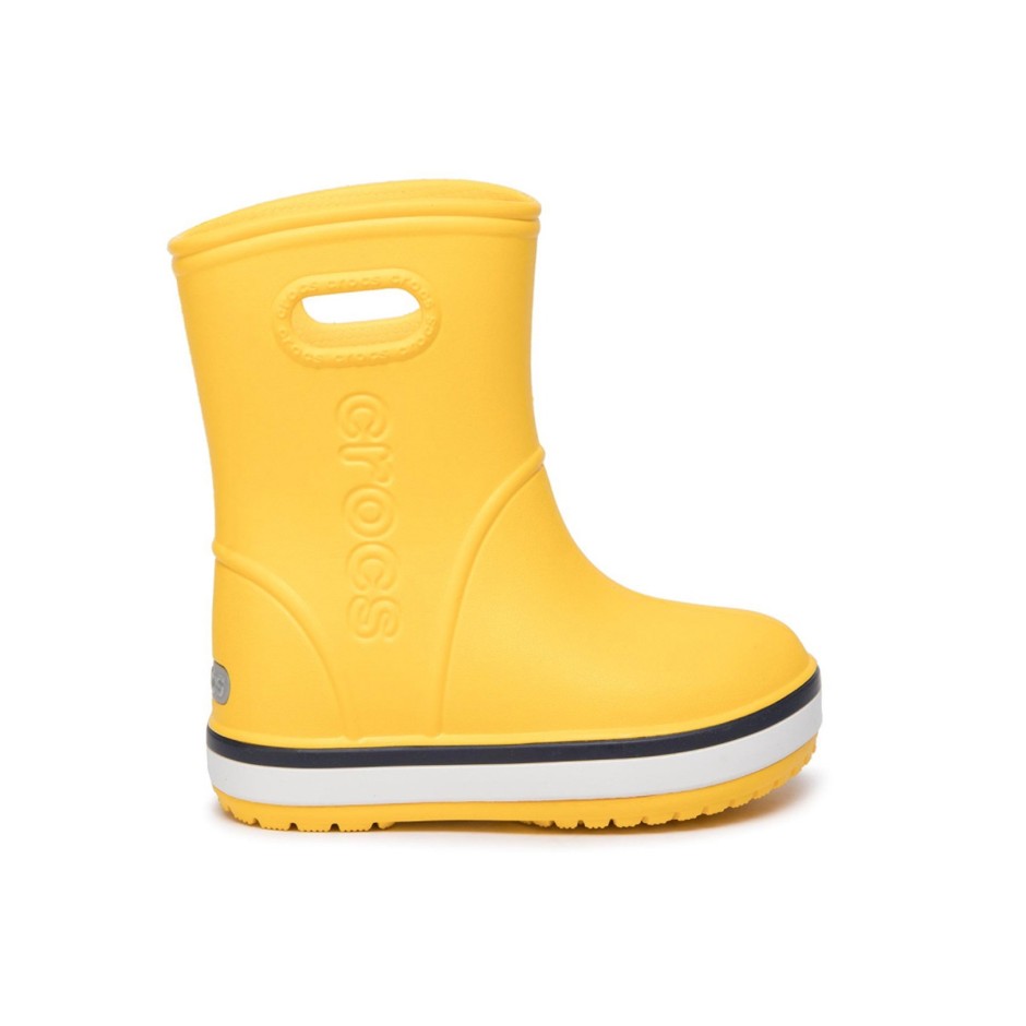 CROCS CROCBAND RAIN BOOT K 205827-734 Yellow