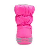 CROCS WINTER PUFF BOOT KIDS 14613-6TR Fuchsia Image 2