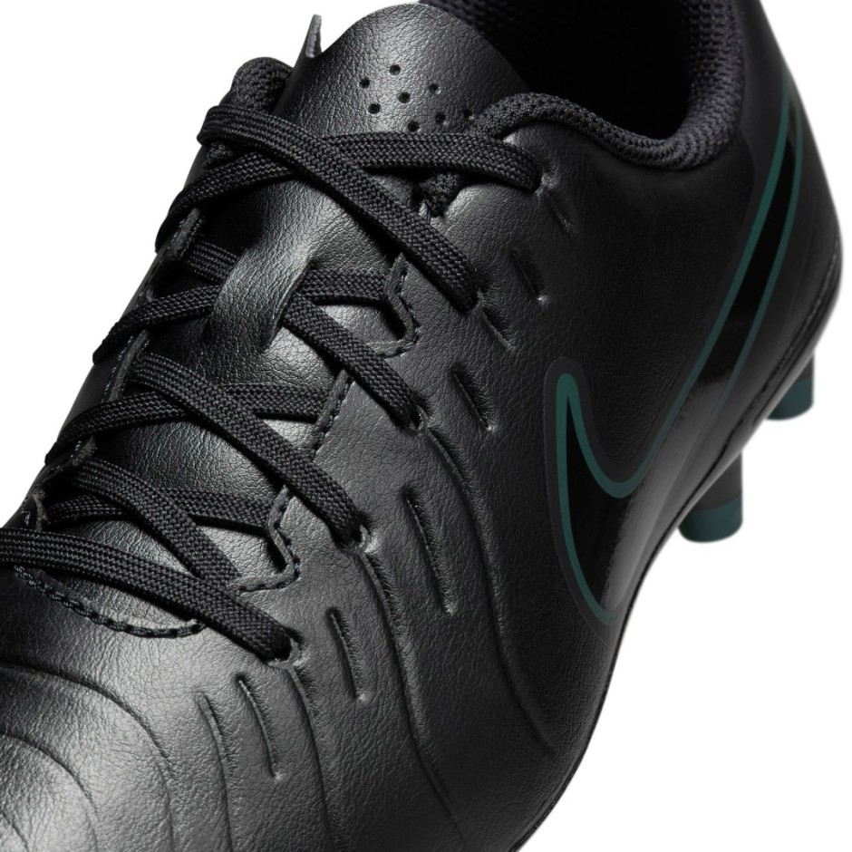 Παιδικά Ποδοσφαιρικά Παπούτσια Με Τάπες Μαύρα - Nike Jr. Tiempo Legend 10 Club FG/MG