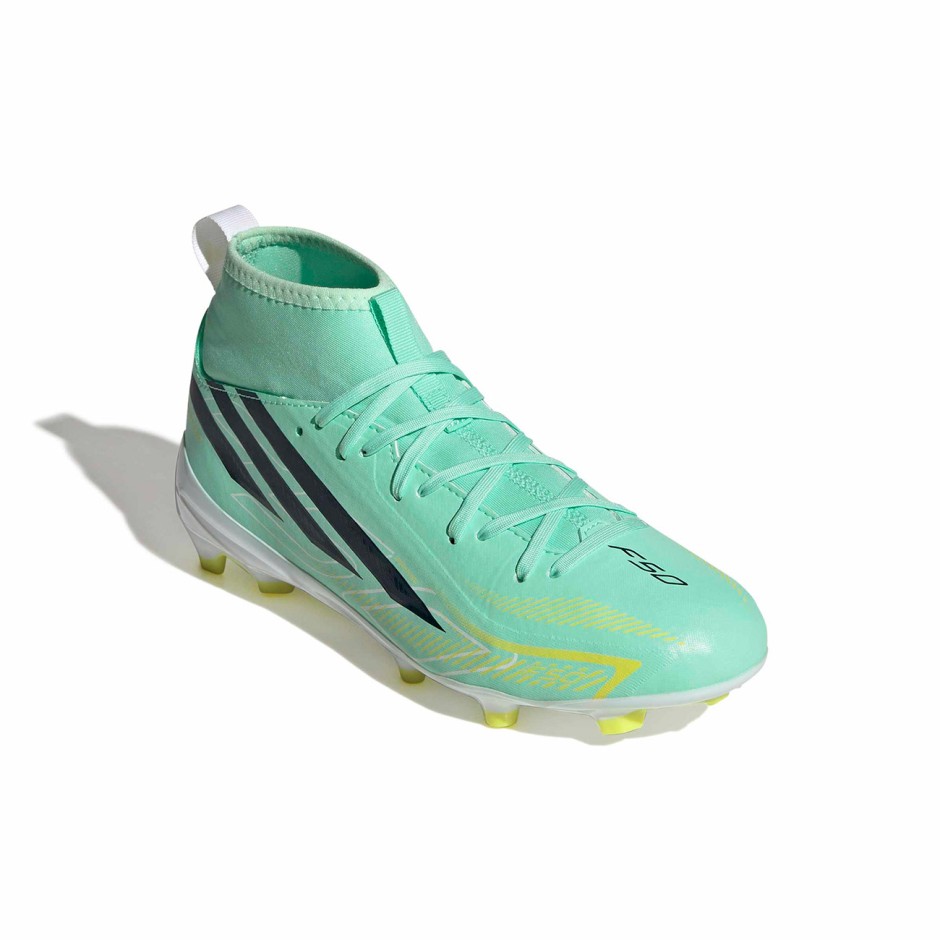 Kids' Football Shoes Mint - adidas Performance F50 Hyperfast League Mid FG