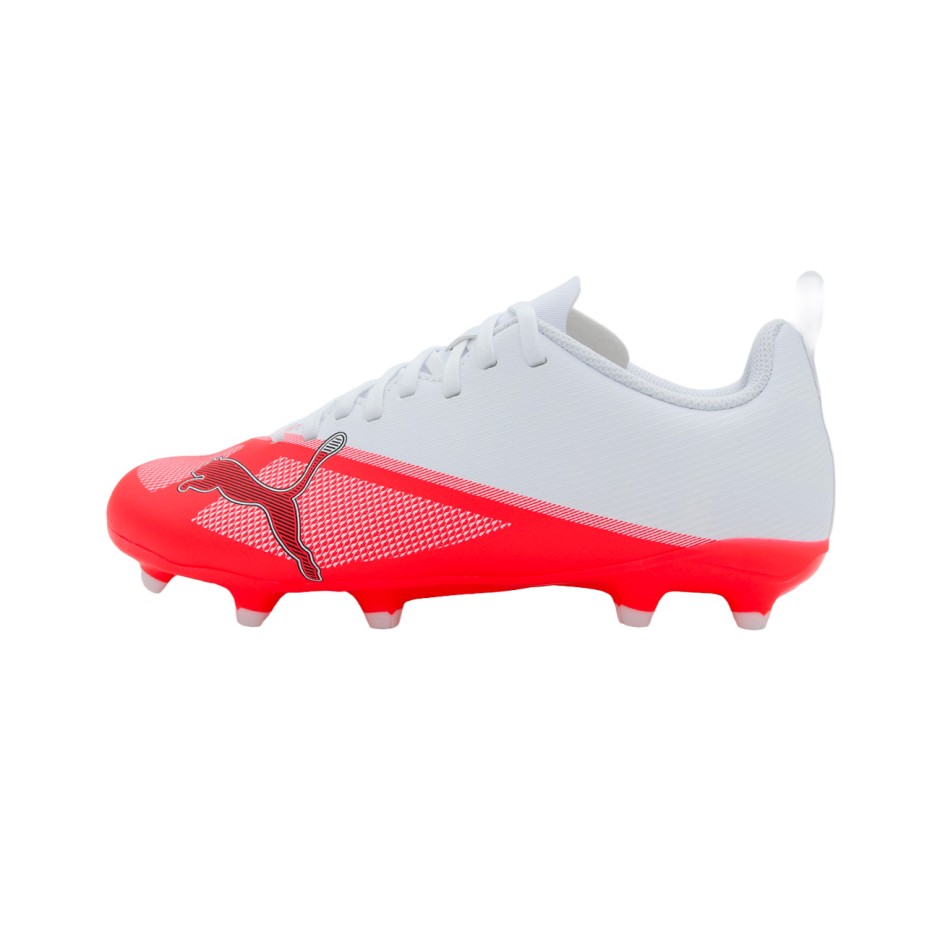 Kids' Football Shoes White - PUMA Ultra 7 Play FG/AG Jr