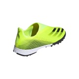 adidas Performance X GHOSTED.3 LACELESS TURF BOOTS FW6982 Lime