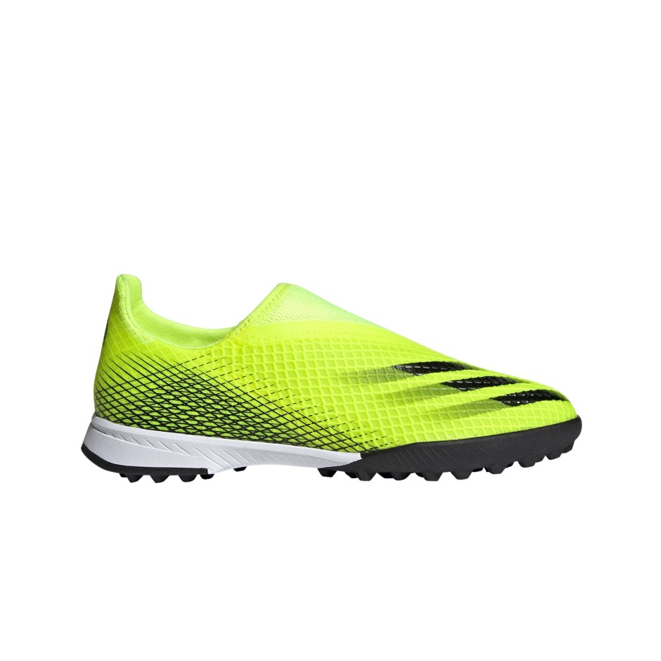 adidas Performance X GHOSTED.3 LACELESS TURF BOOTS FW6982 Lime