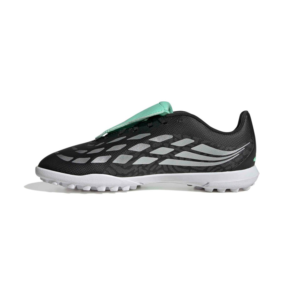 Kids' Football Shoes Black - adidas Performance Predator Club Fold-Over Tongue TF