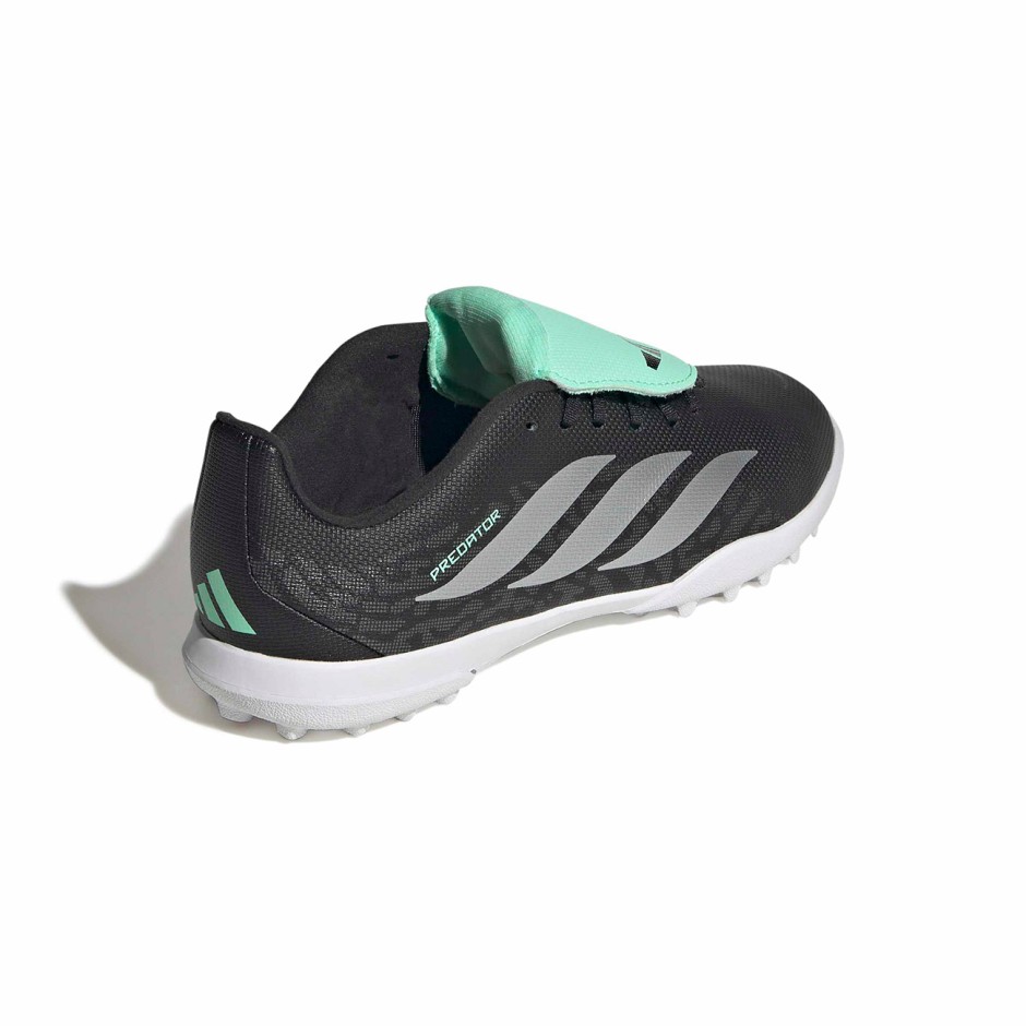 Kids' Football Shoes Black - adidas Performance Predator Club Fold-Over Tongue TF