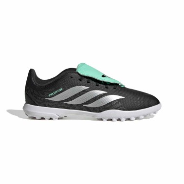 Kids' Football Shoes Black - adidas Performance Predator Club Fold-Over Tongue TF