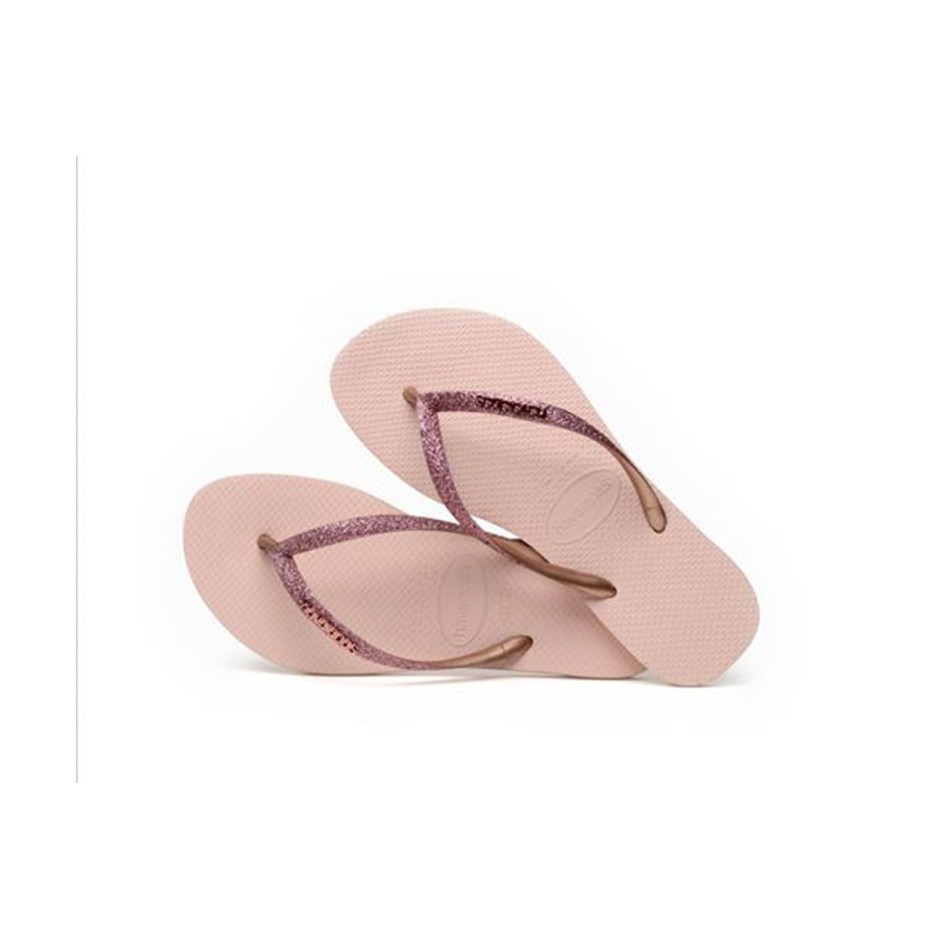 Παιδικές Σαγιονάρες Σομόν - Havaianas Slim Shiny 