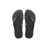 HAVAIANAS SLIM LOGO METALLIC 4119875.I-1924 Μαύρο Εικόνα 