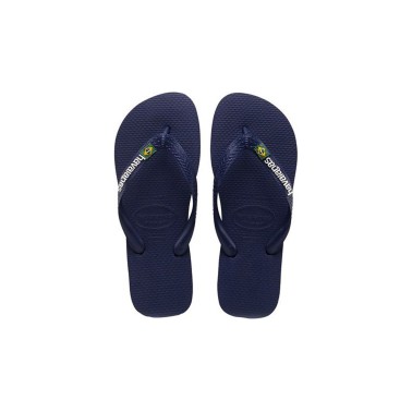 Παιδικές Σαγιονάρες Μπλε - Havaianas Brasil Logo