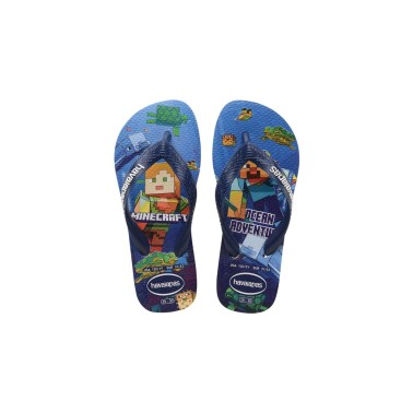 Παιδικές Σαγιονάρες Μπλε - Havaianas Kids Minecraft