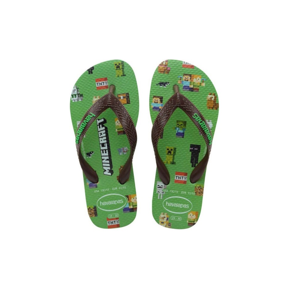HAVAIANAS KIDS MINCRAFT 4145125-2715 Green