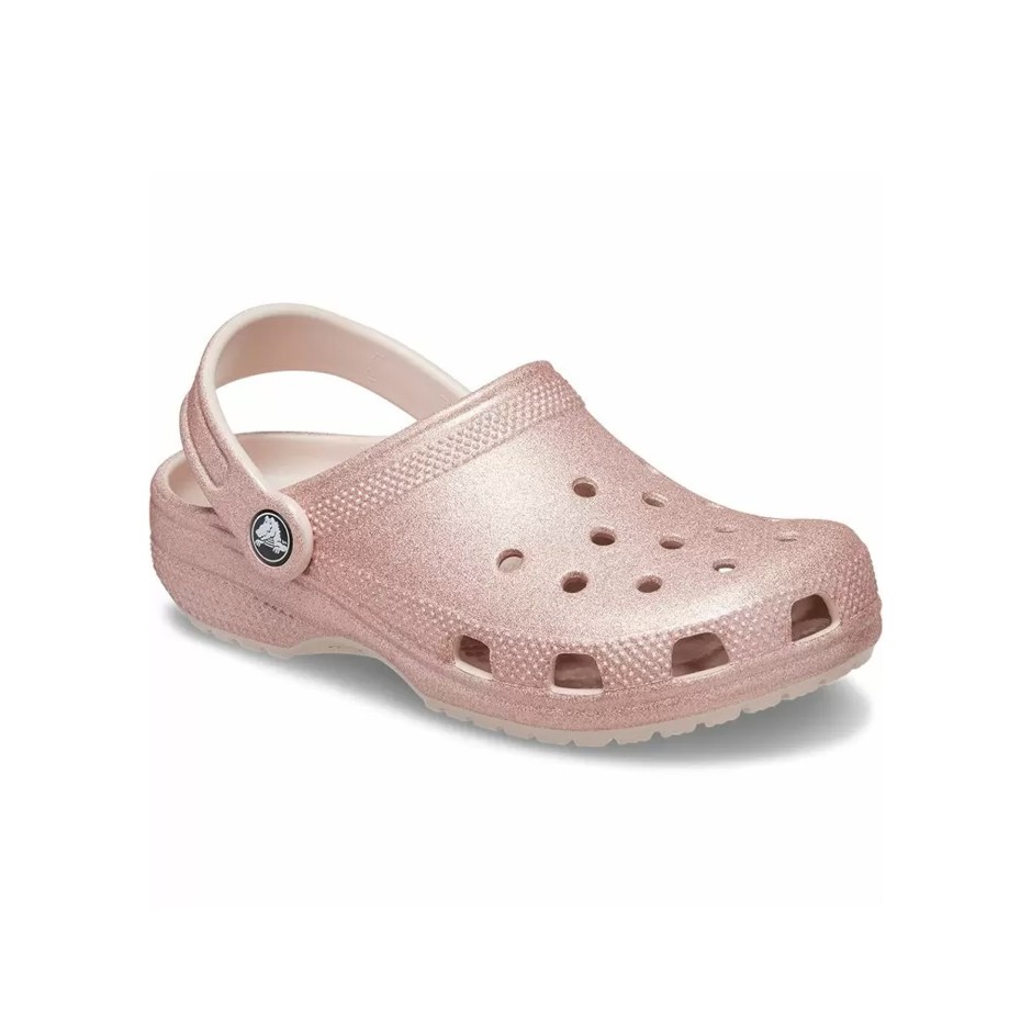 Παιδικά Σανδάλια Ροζ Χρυσό - Crocs Classic Glitter