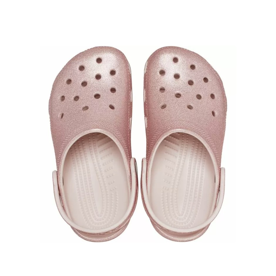 Παιδικά Σανδάλια Ροζ Χρυσό - Crocs Classic Glitter