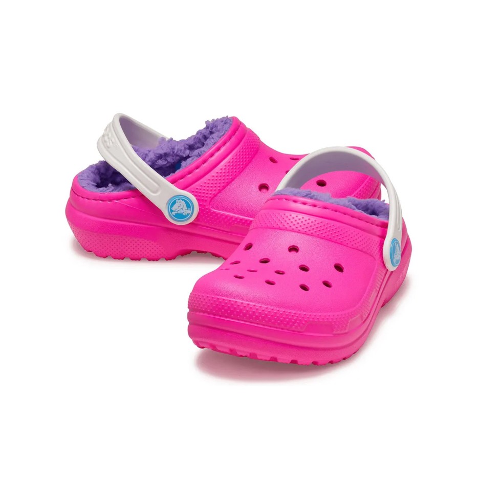 CROCS  CLASSIC LINED CLOG T 207009-6TX Pink