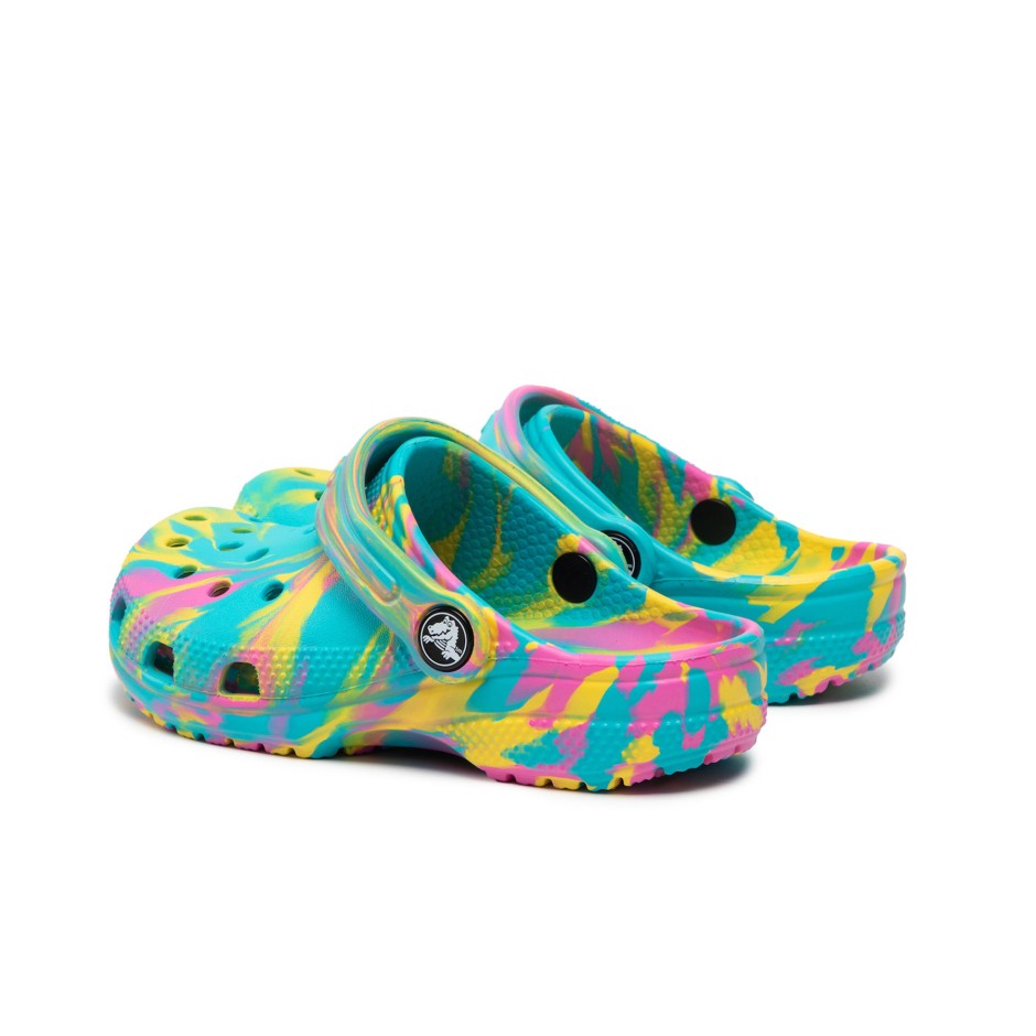 CROCS CLASSIC MARBLED CLOG T 207464-4SM Colorful