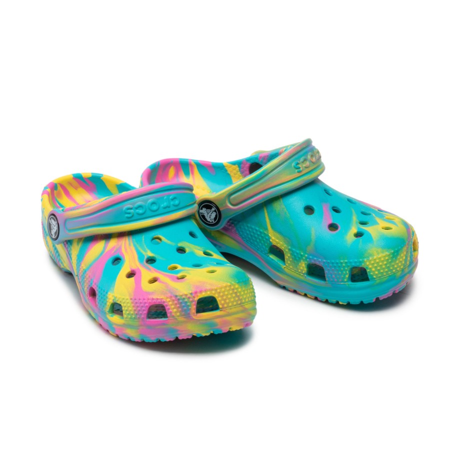 CROCS CLASSIC MARBLED CLOG T 207464-4SM Colorful