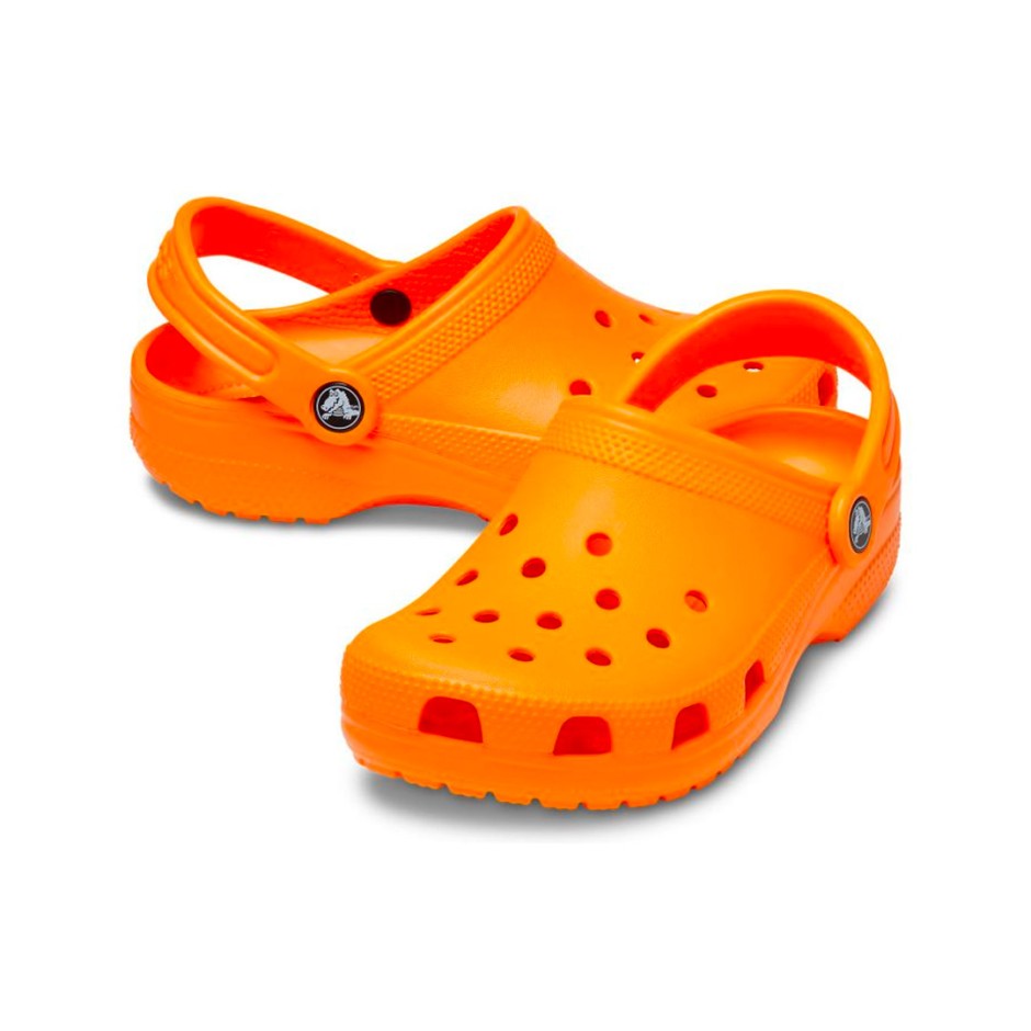 Παιδικά Σανδάλια Πορτοκαλί - Crocs Classic Clog