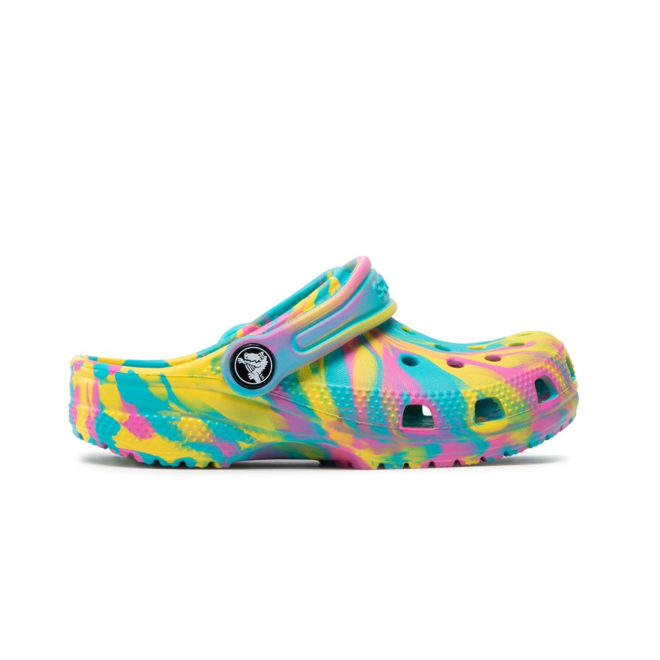 CROCS CLASSIC MARBLED CLOG T 207464-4SM Colorful