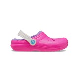 Παιδικά Σανδάλια Ροζ - Crocs Classic Lined Clog Εικόνα 