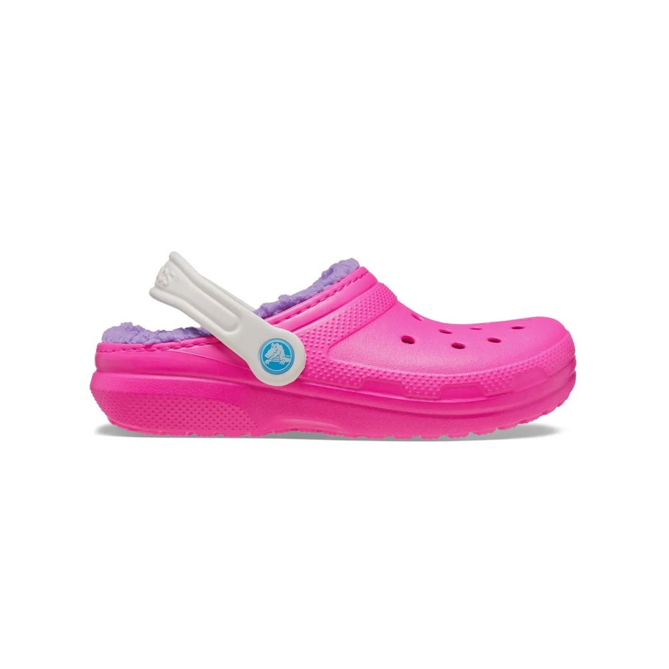 Παιδικά Σανδάλια Ροζ - Crocs Classic Lined Clog