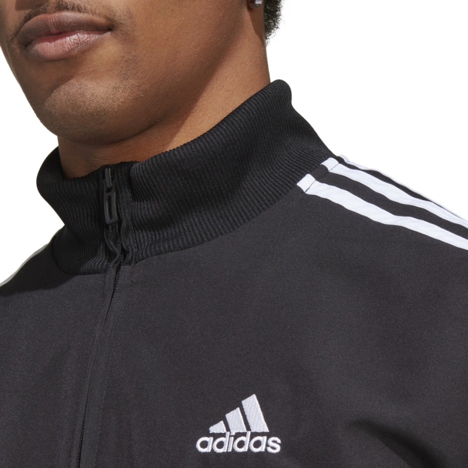 Ανδρικό Σετ Φόρμας Μαύρο - adidas Sportswear 3-Stripes Woven