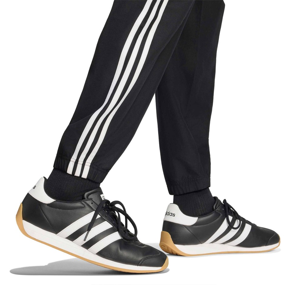 Men's Tracksuit Black - adidas Sportswear 3-Stripes Woven
