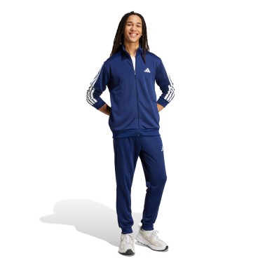 Ανδρικό Σετ Φόρμας Μπλε - adidas Sportswear 3-Stripes 