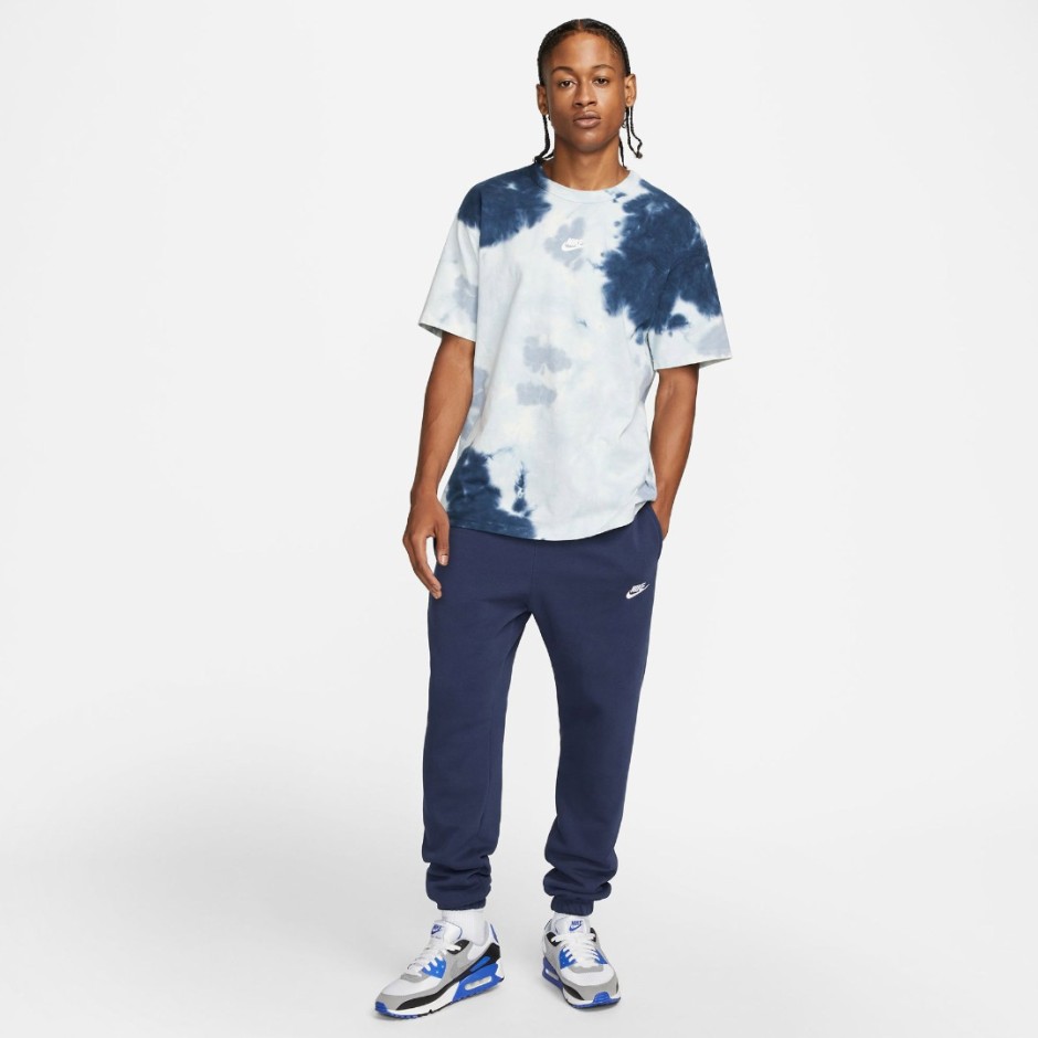 Ανδρικό Παντελόνι Φόρμα Μπλε - Nike Sportswear Club Fleece 
