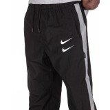 NIKE SPORTSWEAR SWOOSH WOVEN TROUSERS CJ4877-010 Black Image 1