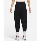 NIKE SPORTSWEAR ESSENTIALS WOMEN'S CURVE WOVEN HIGH-RISE TROUSERS DD5983-010 Black Image 0