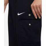 NIKE SPORTSWEAR ESSENTIALS WOMEN'S CURVE WOVEN HIGH-RISE TROUSERS DD5983-010 Black Image 2